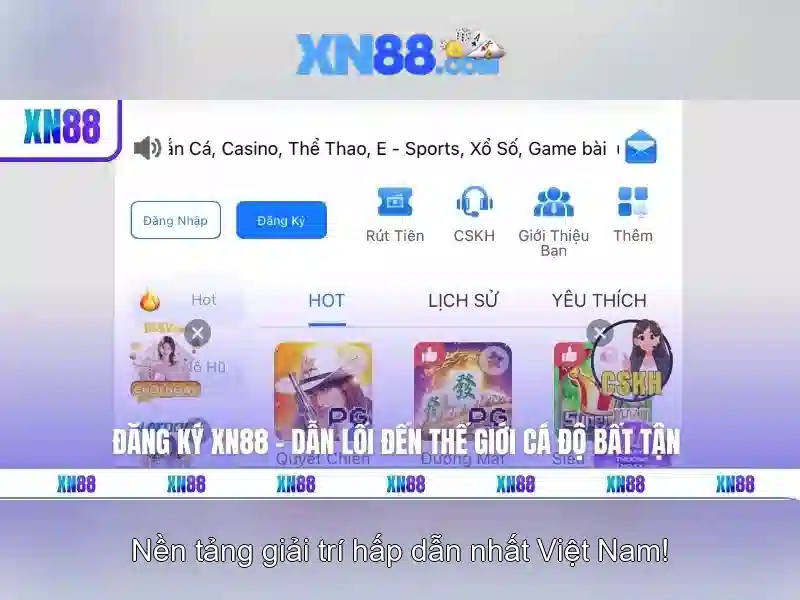 xn88 – Tổng quan về nền tảng cá cược và trò chơi trực tuyến